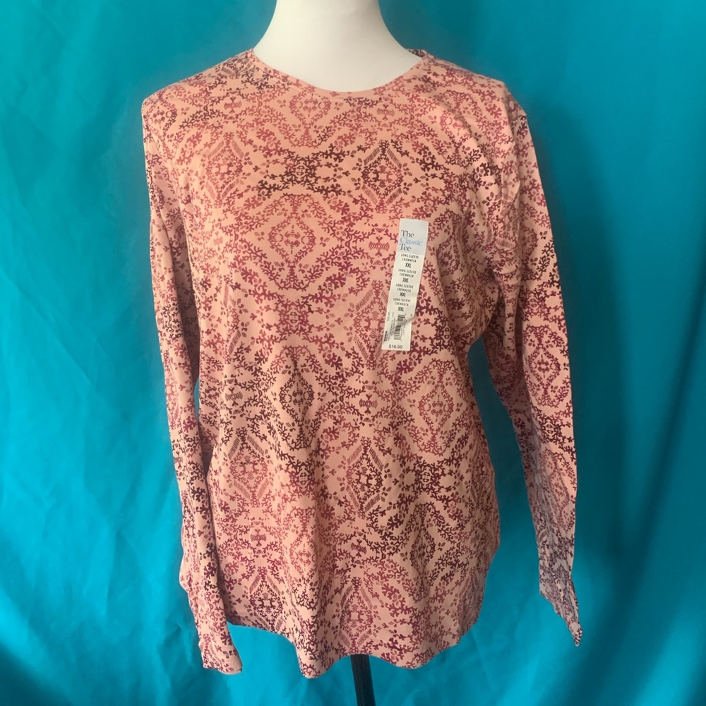 ❤️ Croft & Barrow Women’s Classic Long-Sleeve Tee XXL